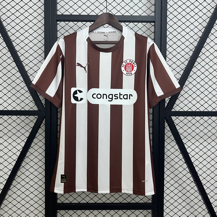 Maillot football St Pauli domicile 2025/26