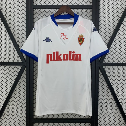 Maillot football Zaragoza domicile 2001/02