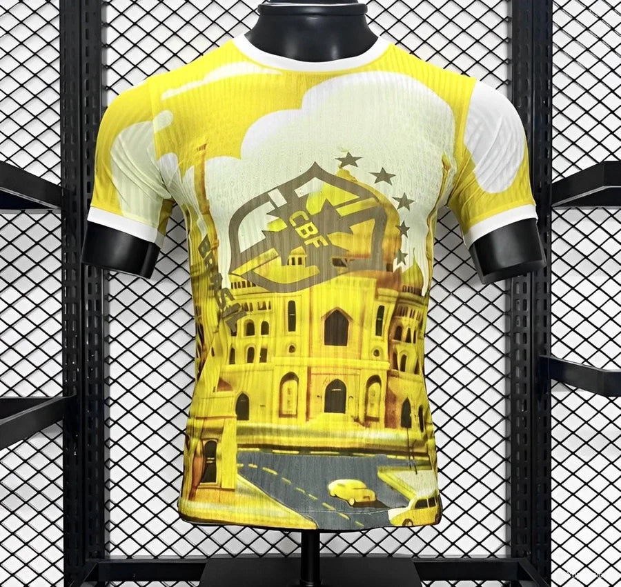 Maillot Brésil Brazil Concept Yellow Player Version 2025/26