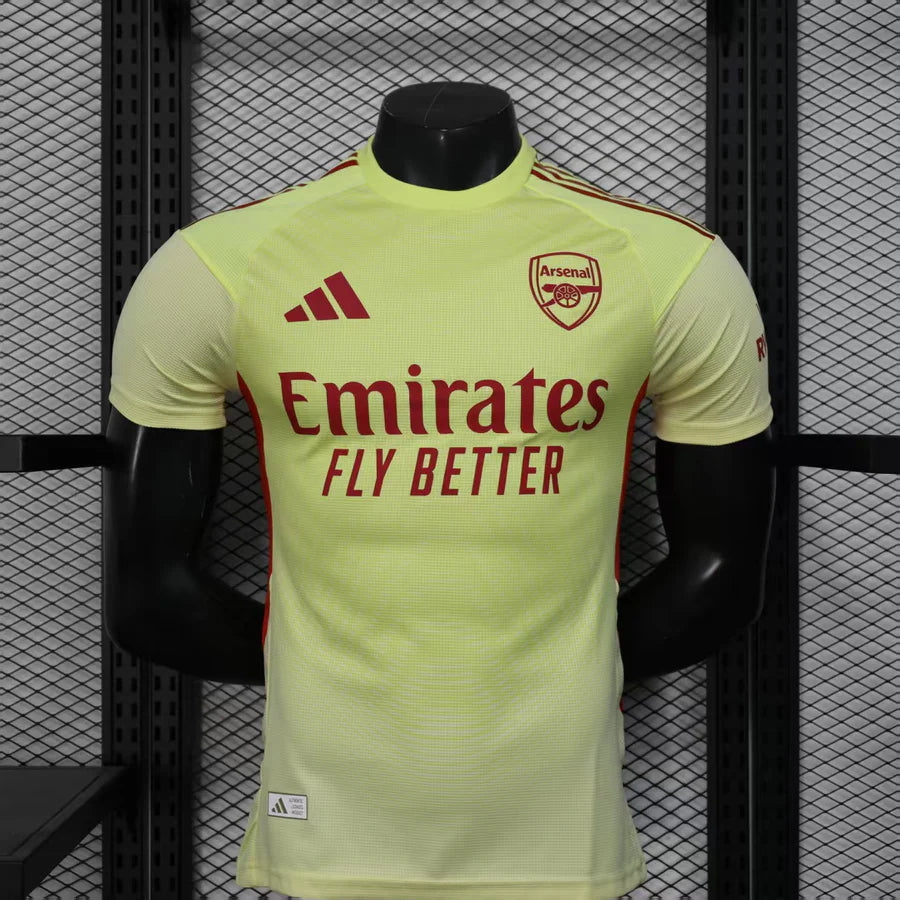 Maillot football Arsenal Jaune Player Version 2025/26