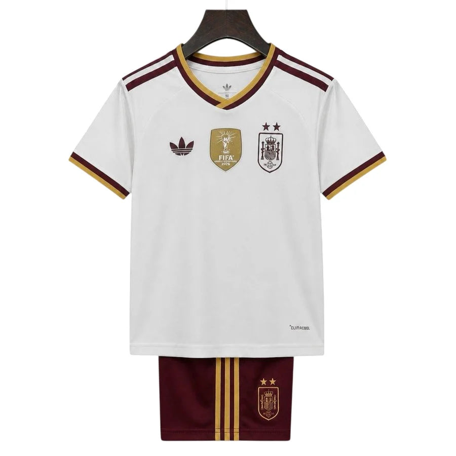 Kit ensemble football Espagne extérieur 2 étoiles ⭐️⭐️ Champion du monde 2026