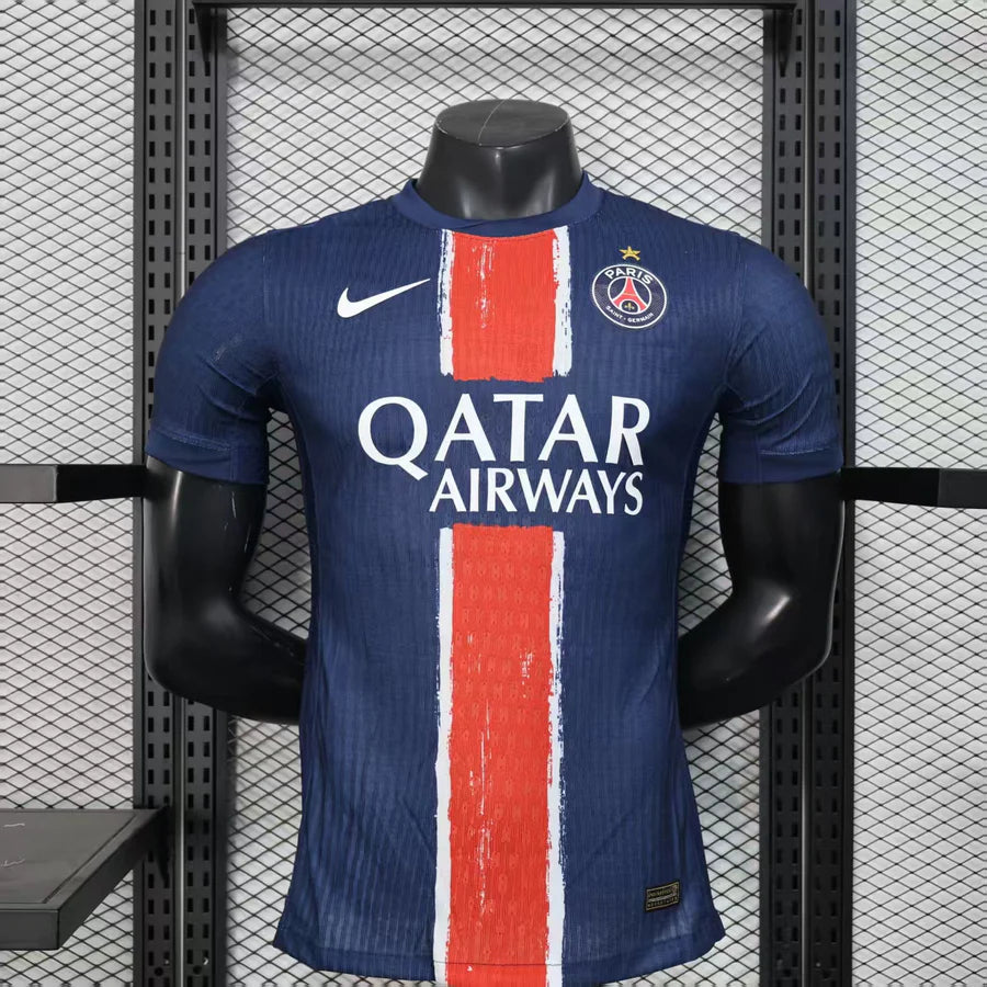 Maillot PSG Officiel avec Étoile – Édition Spéciale Ligue des Champions Player Version 2024/25