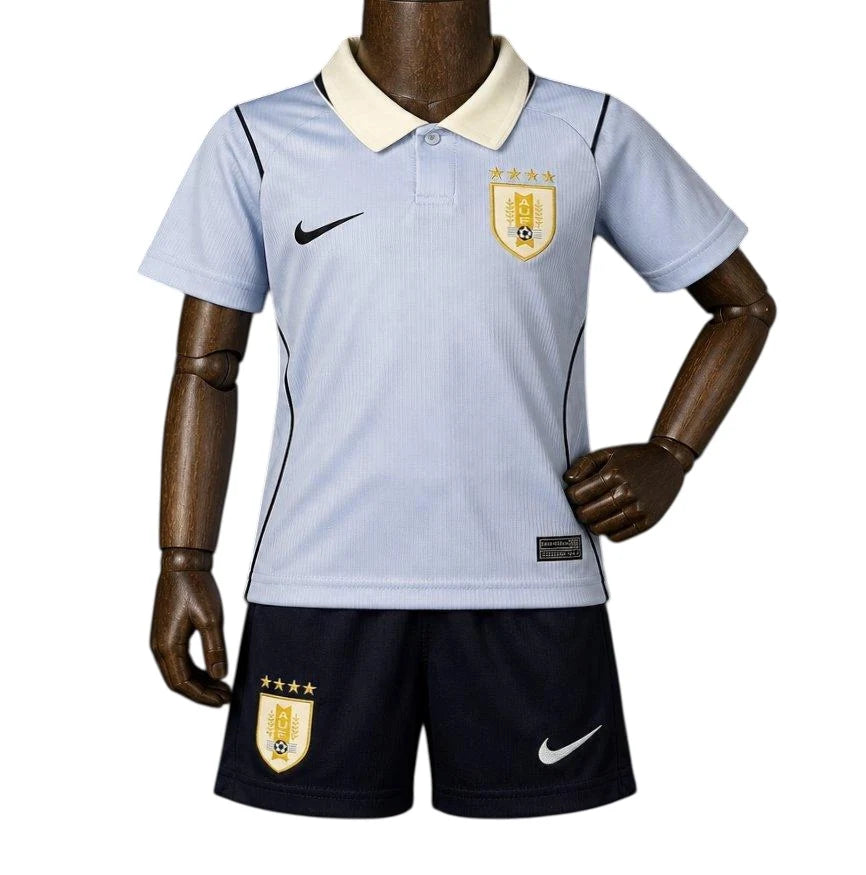 Kit ensemble football Uruguay domicile adulte/enfant 2026/27