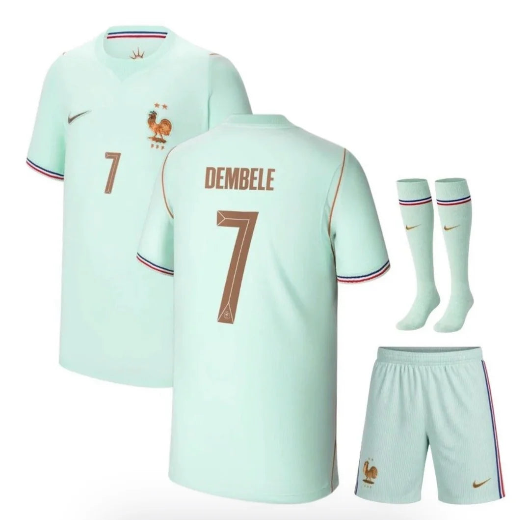 Kit ensemble football France domicile adulte/enfant 2026/27 DEMBELE #7