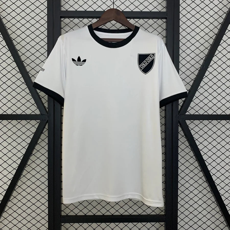Maillot football Colo Colo 100 ans anniversaire blanc 2025/26