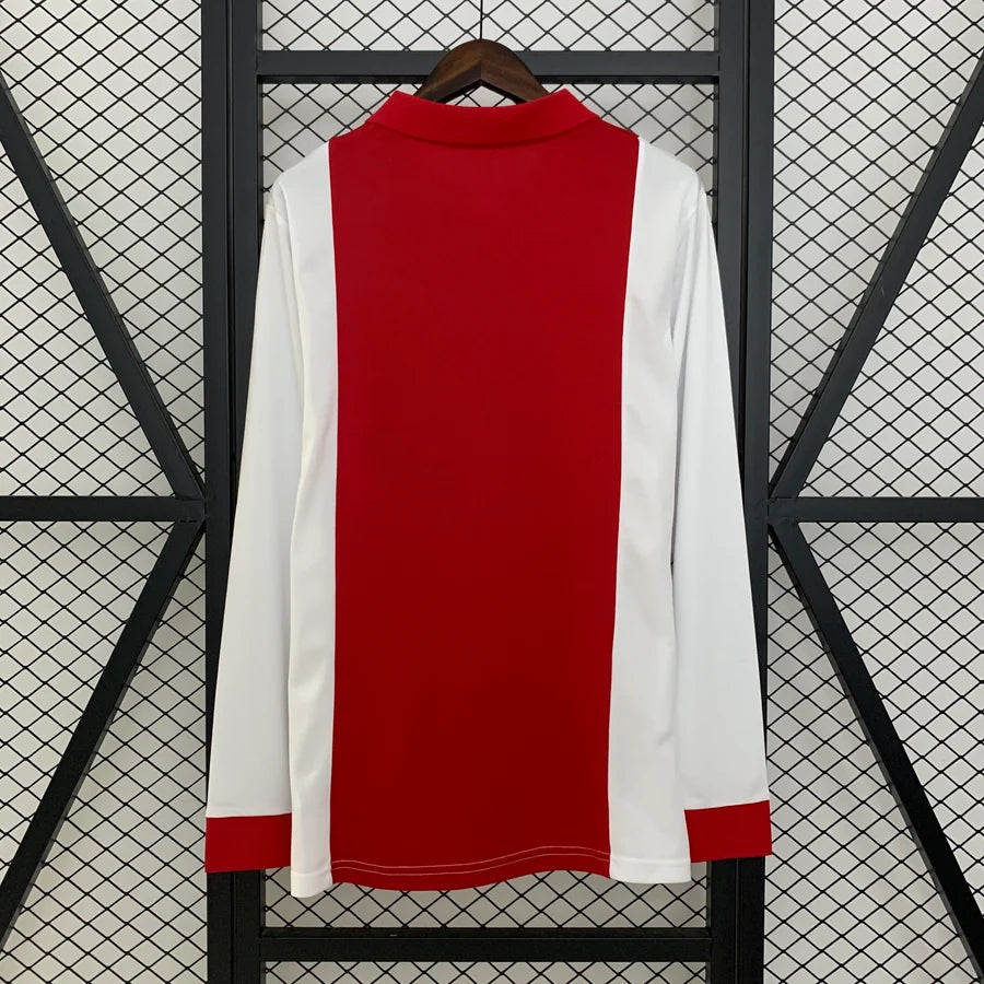 Maillot football Ajax Amsterdam Vintage Rétro 125 ans manches longues