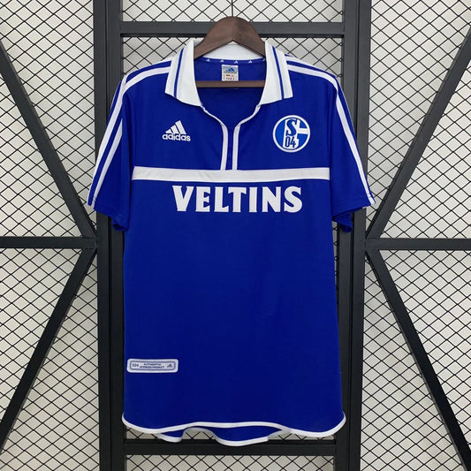 Maillot football Schalke domicile 2001/02