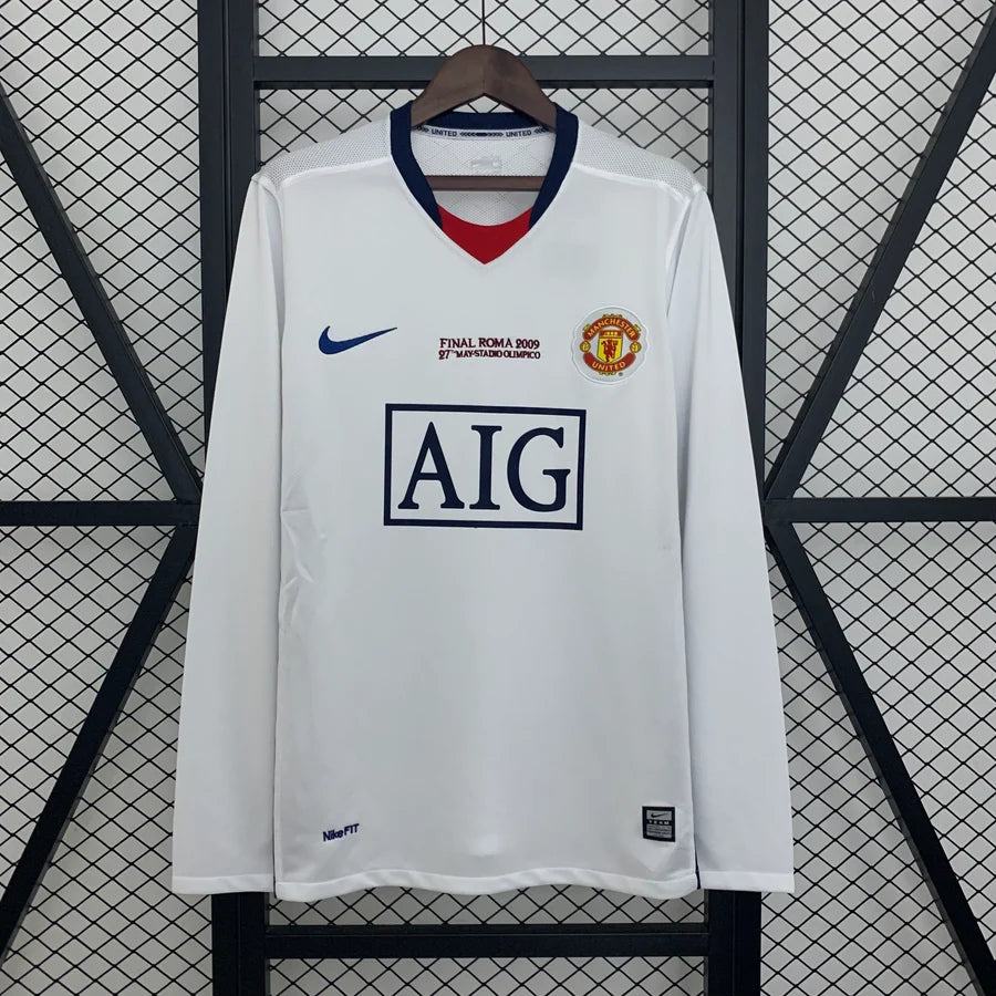 Maillot Manchester United extérieur manches longues 2008/09 Finale