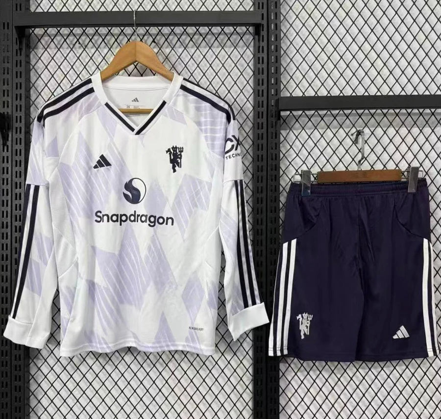 Kit ensemble football Manchester United extérieur 2025/26