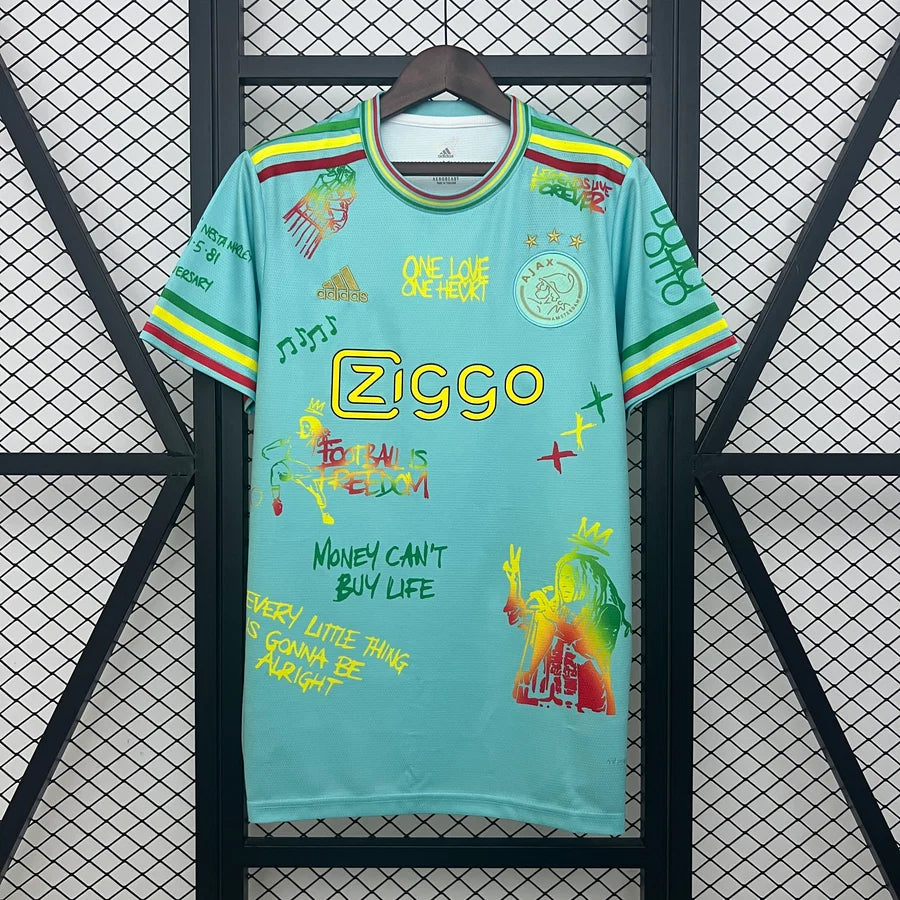 Maillot football Ajax Amsterdam Spécial Bob Marley 2025/26