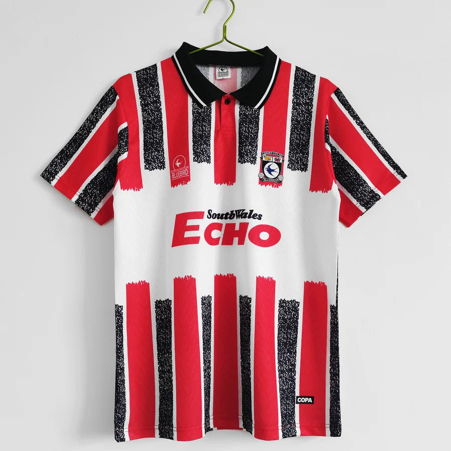 Maillot football Cardiff City extérieur 1990