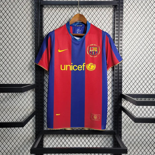 Maillot football FC Barcelone Barcelona domicile 2007/08