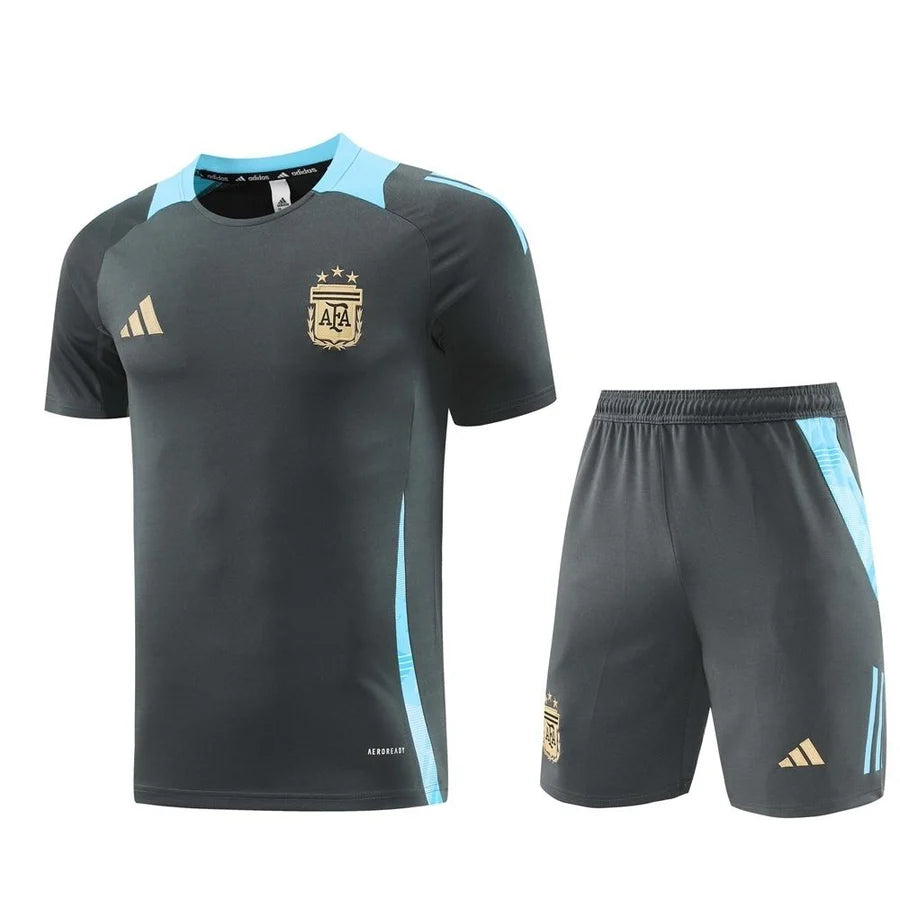 Kit ensemble football Argentine/Argentina training noir 2025/26