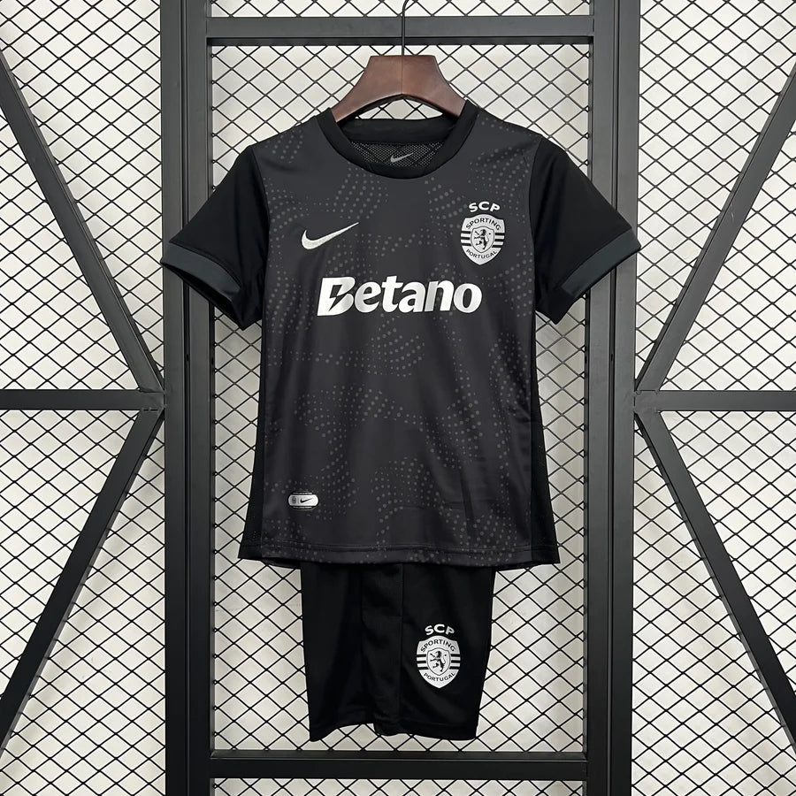 Kit ensemble football Sporting Lisbon Lisbonne Black Édition 2025/26