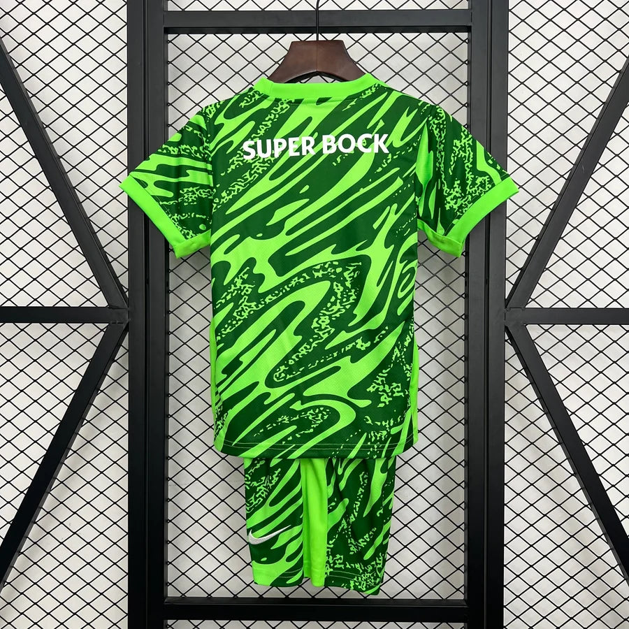 Kit ensemble football Sporting Lisbon Lisbonne Gardien Goalkeeper 2025/26