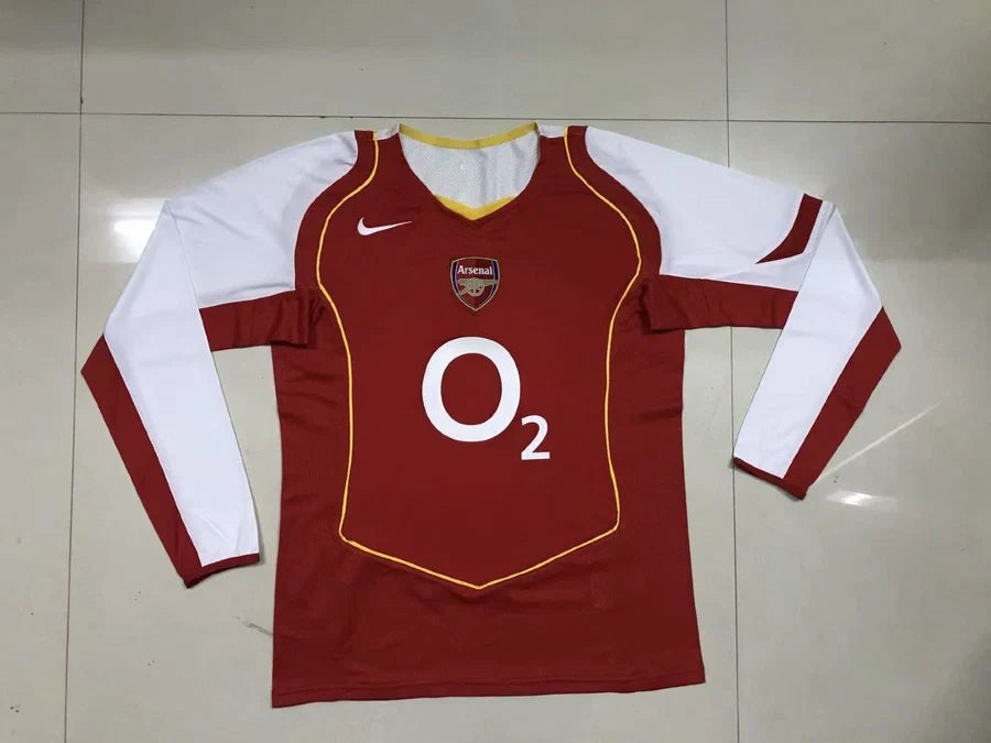 Maillot Arsenal domicile manches longues 2004/05