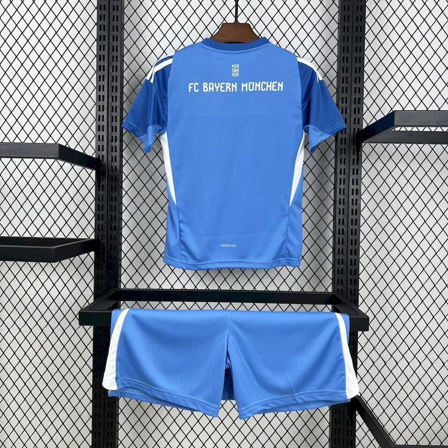 Kit ensemble football Bayern Munich Gardien Bleu 2025/26