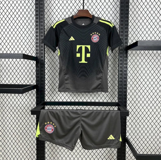 Kit ensemble football Bayern Munich Gardien Noir 2025/26