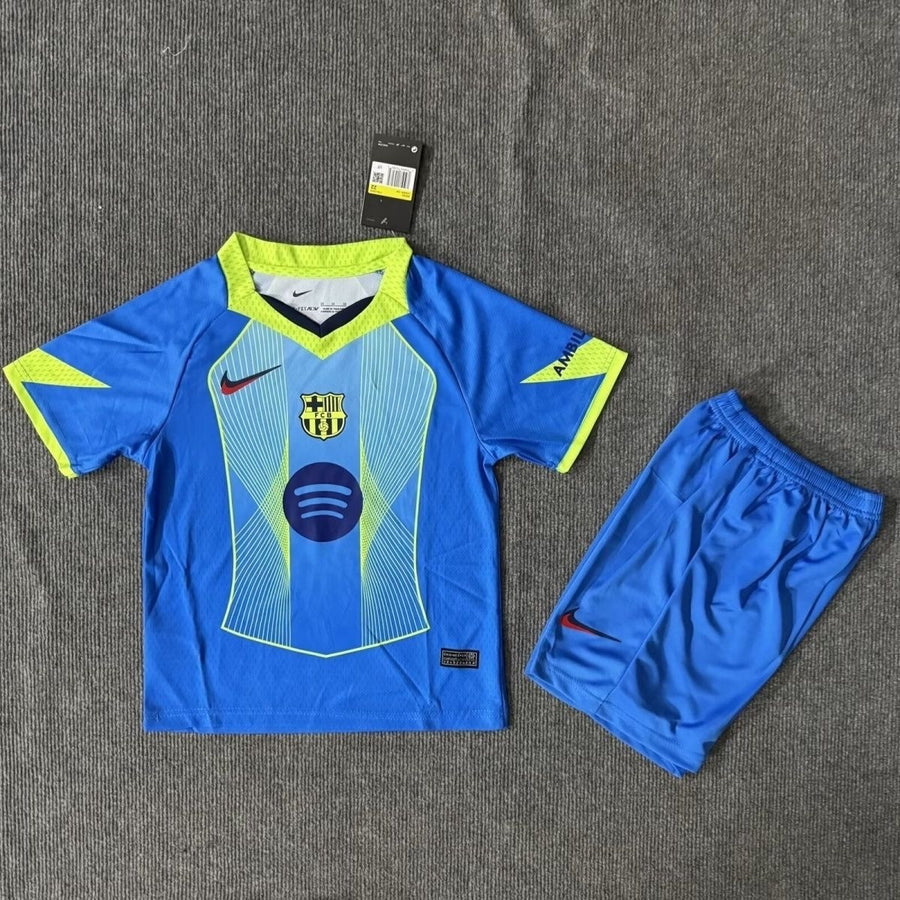 Kit ensemble football FC Barcelone/Barcelona Bleu 2025/26