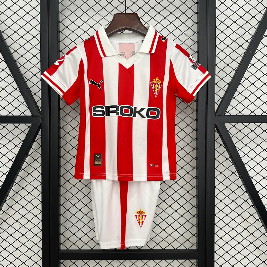 Kit ensemble football Sporting Gijon domicile 2025/26