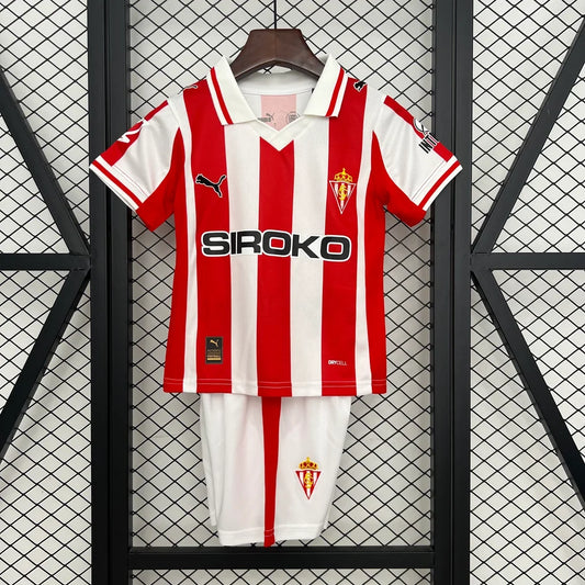 Kit ensemble football Sporting Gijon domicile 2025/26