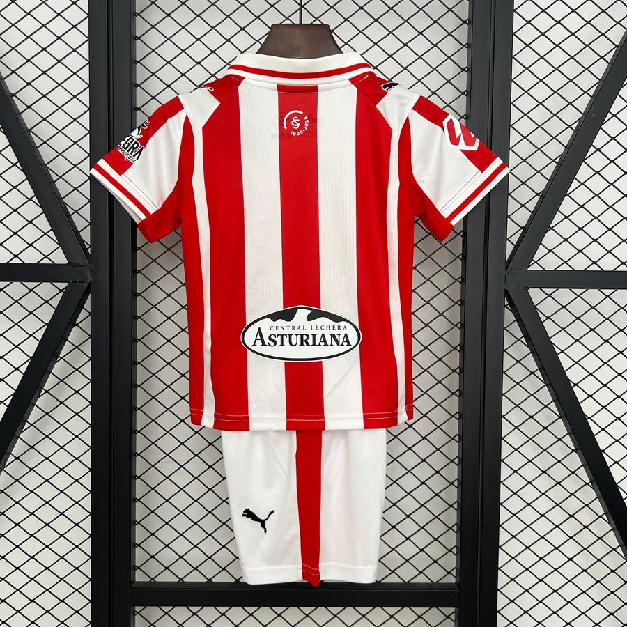 Kit ensemble football Sporting Gijon domicile 2025/26