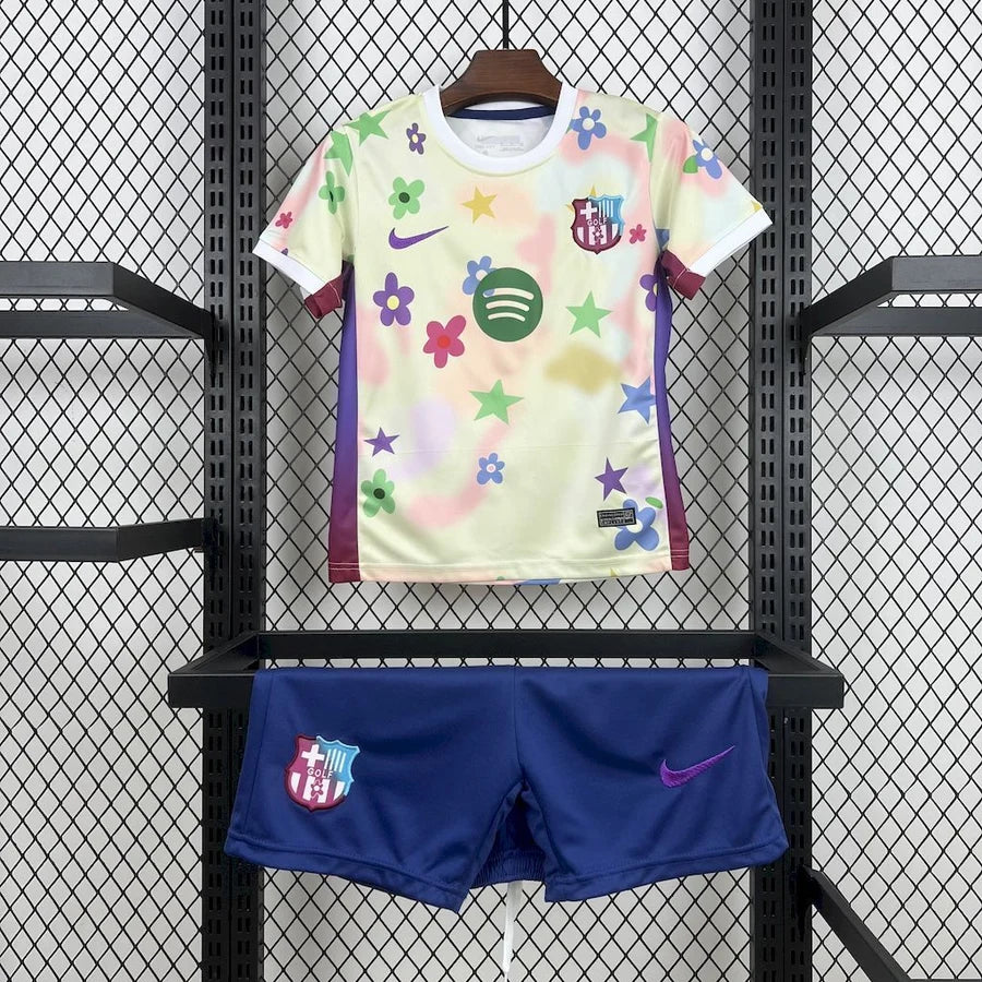 Kit ensemble football FC Barcelone/Barcelona Flower 2025/26