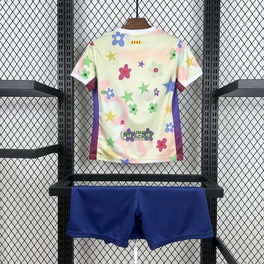 Kit ensemble football FC Barcelone/Barcelona Flower 2025/26