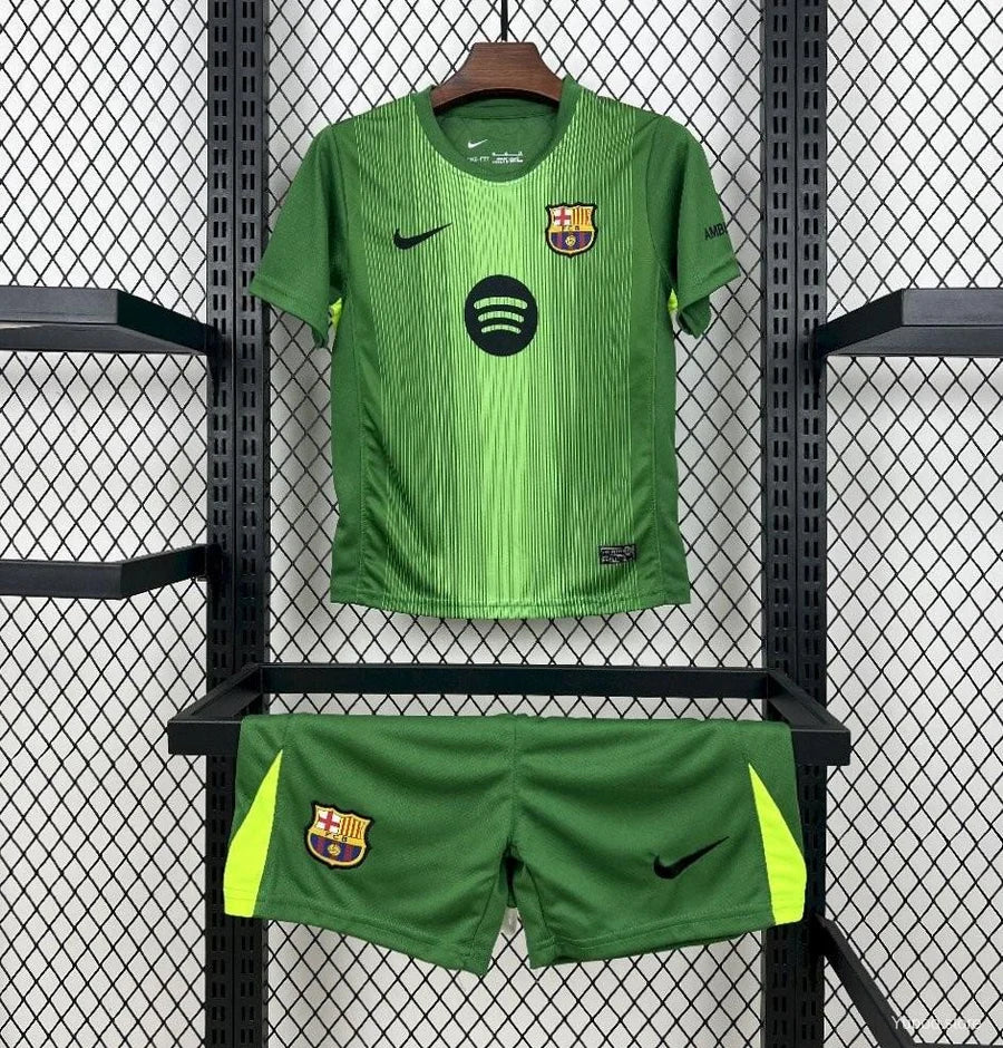 Kit ensemble football FC Barcelone/Barcelona Gardien Goalkeeper 2025/26