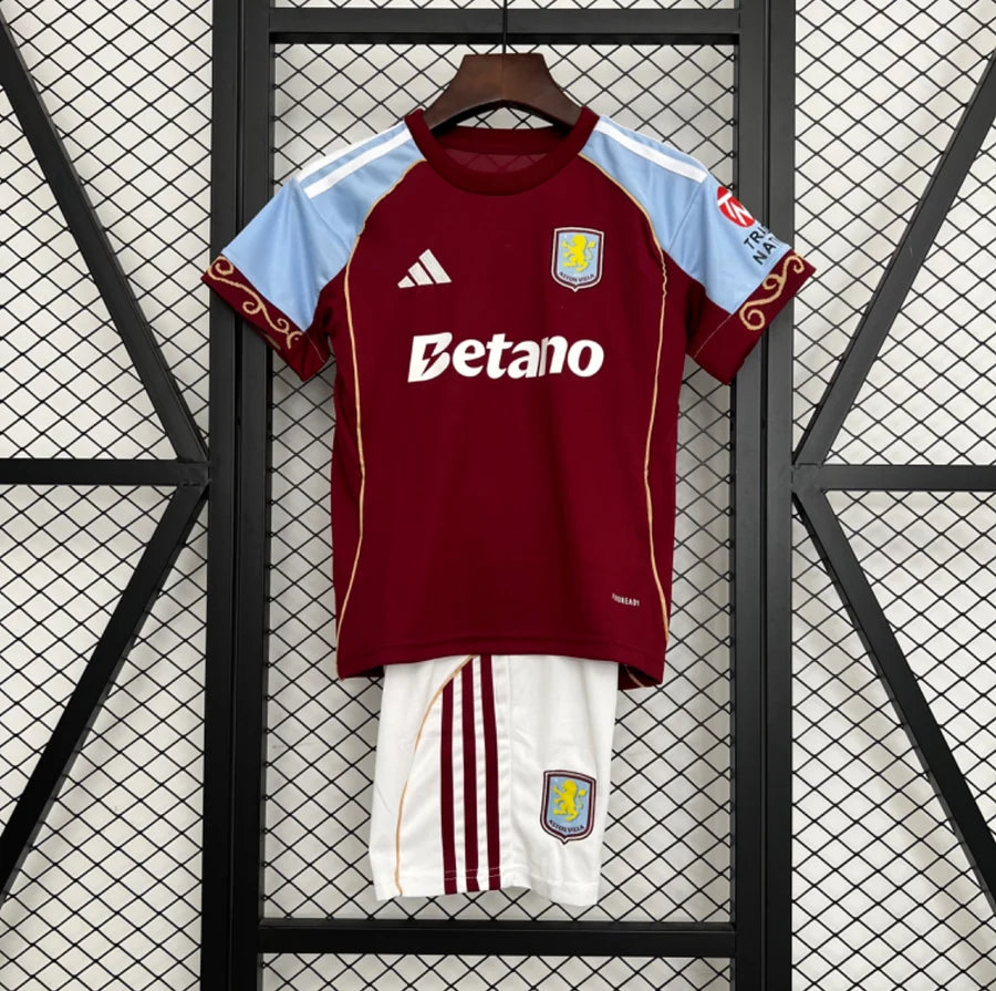 Kit ensemble football Aston Villa domicile 2025/26