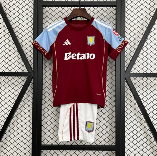 Kit ensemble football Aston Villa domicile 2025/26
