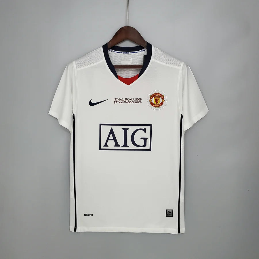 Maillot football Manchester United domicile 2008/09 FINALE ROMA