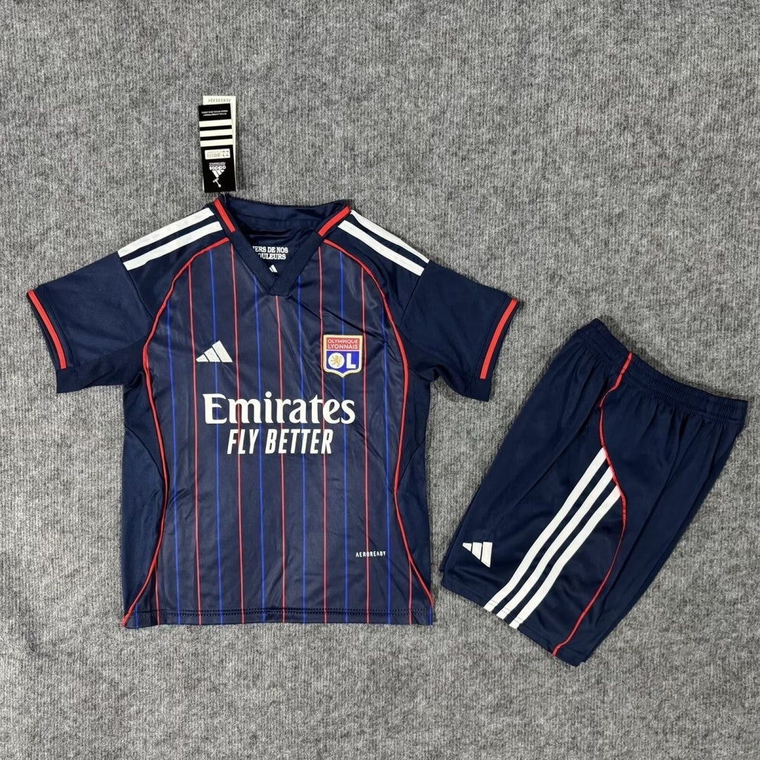 Kit ensemble football OL/Lyon extérieur 2025/26
