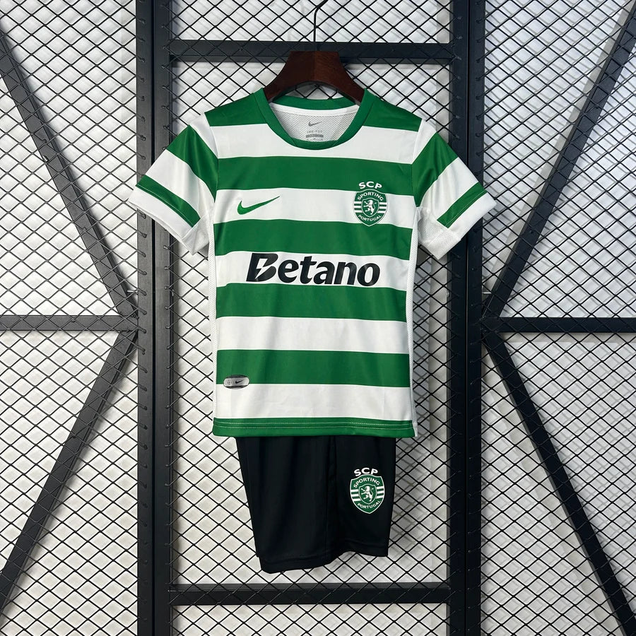 Kit ensemble football Sporting Lisbon Lisbonne domicile 2025/26