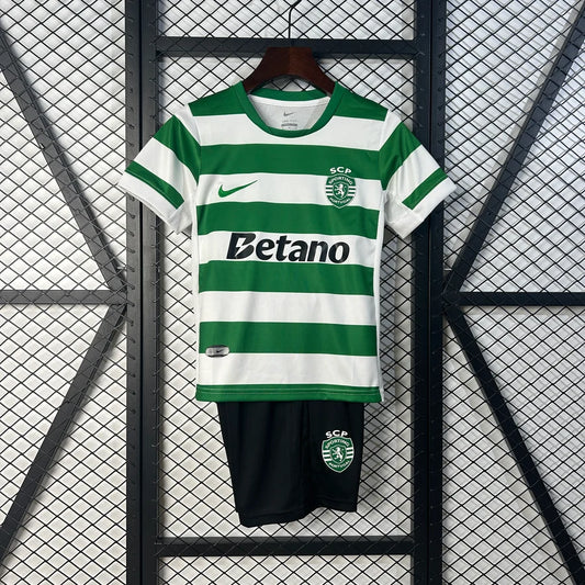 Kit ensemble football Sporting Lisbon Lisbonne domicile 2025/26