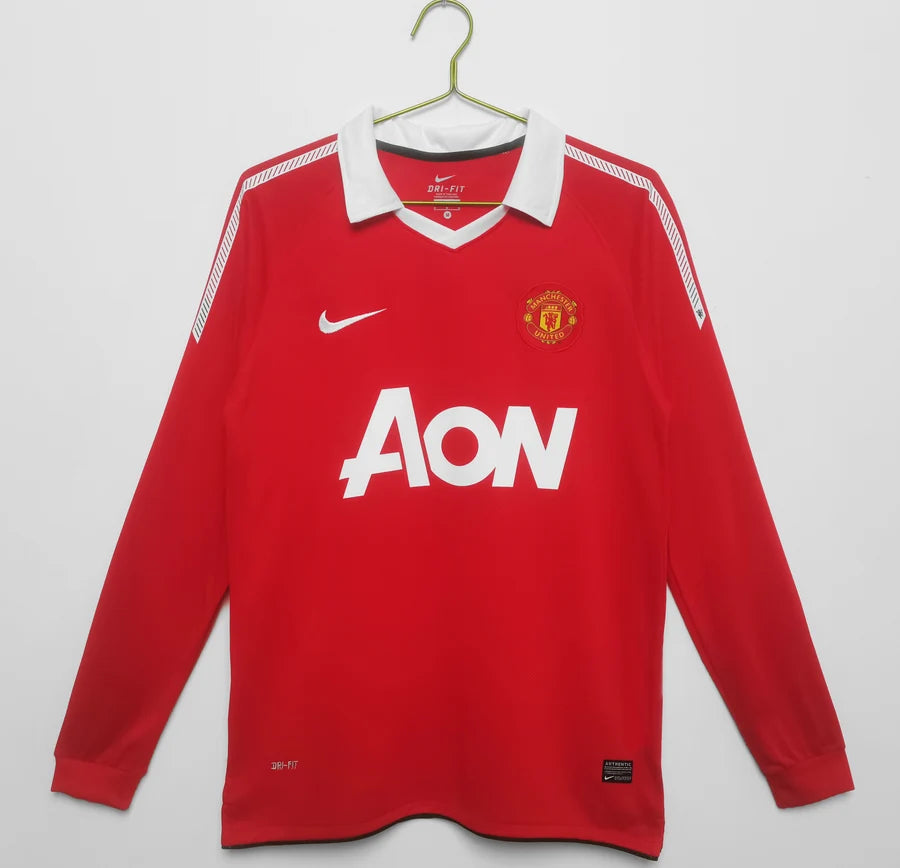 Maillot football Manchester United domicile manches longues 2010/11