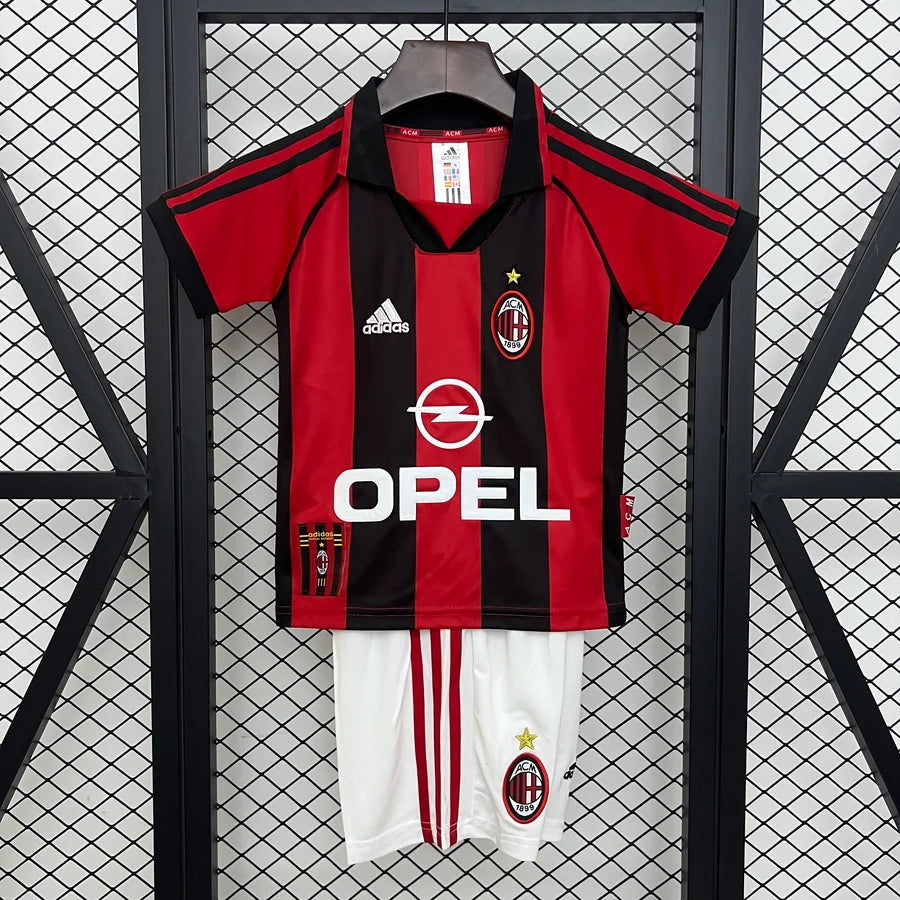Kit ensemble Milan AC domicile adulte/enfant 1998/99