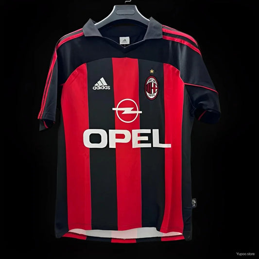 Maillot football Milan AC domicile 2001/02