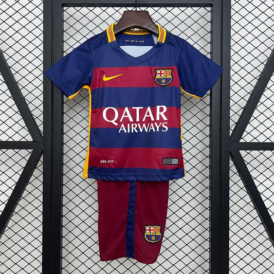 Kit enfant/adulte FC Barcelone/Barcelona domicile 2015/16