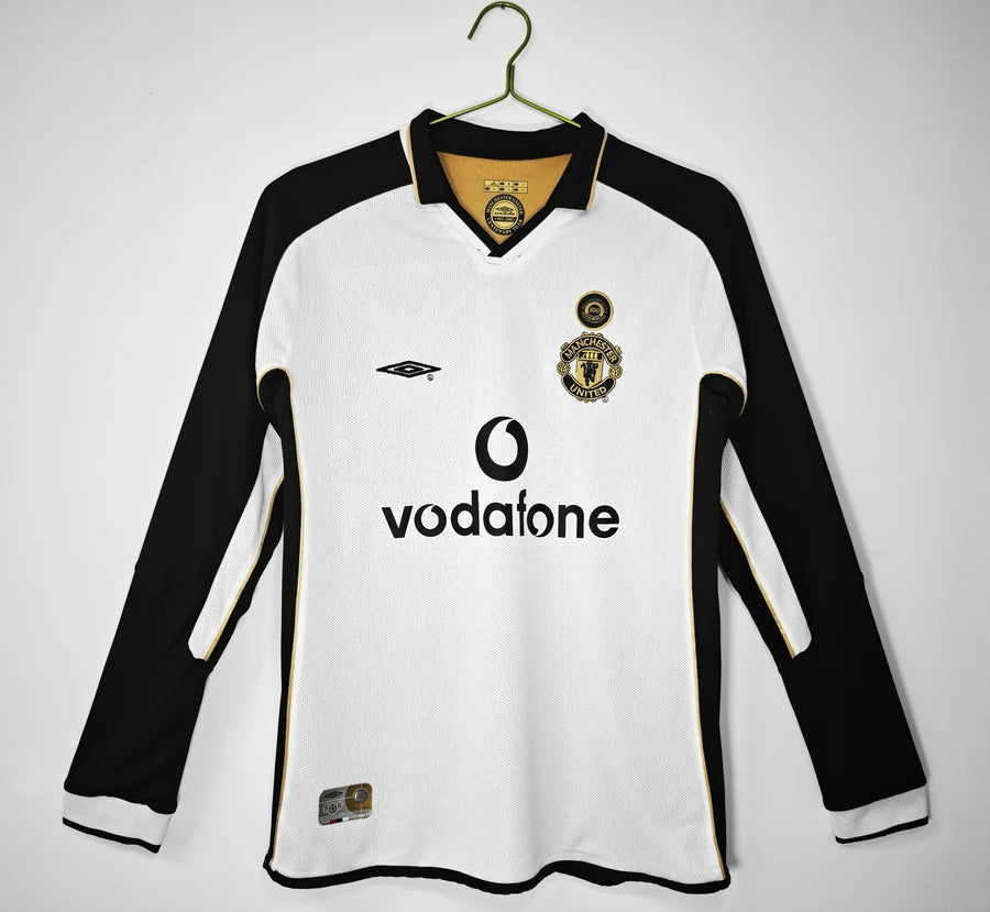 Maillot football Manchester United third manches longues réversible 2001/02