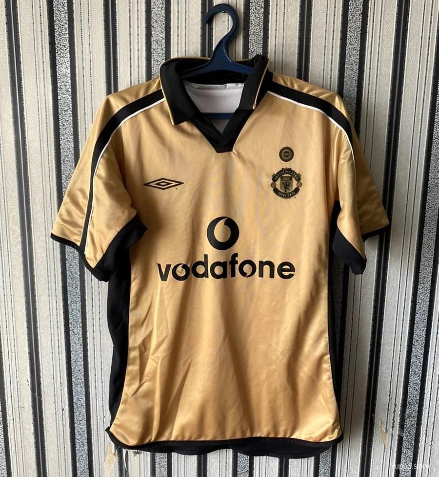 Maillot football Manchester United third réversible 2001/02