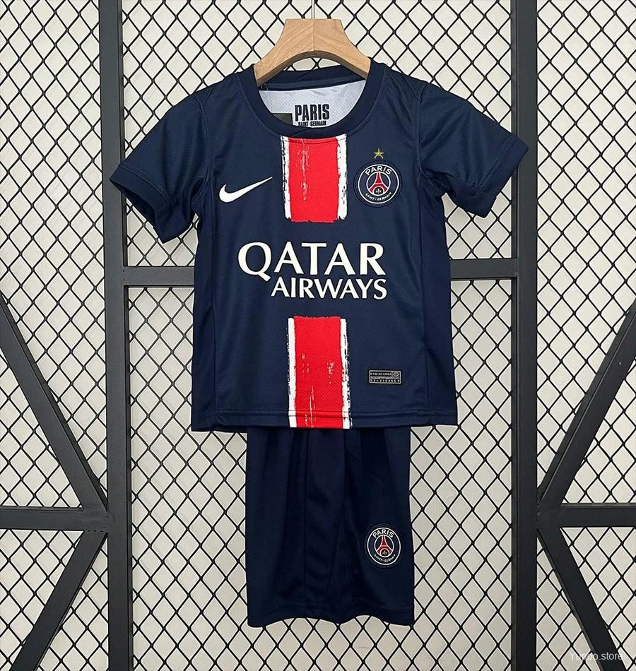 Kit ensemble PSG Paris Officiel avec Étoile – Édition Spéciale Ligue des Champions 2024/25