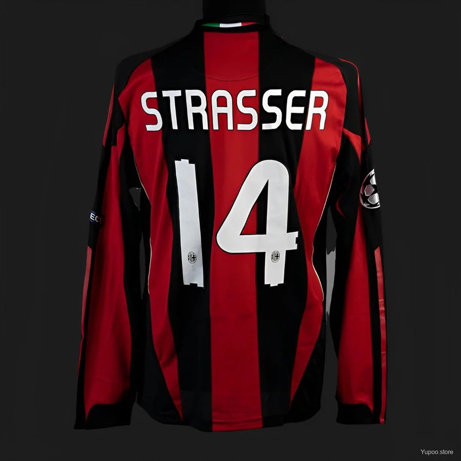 Maillot football Milan AC domicile manches longues 2010/11