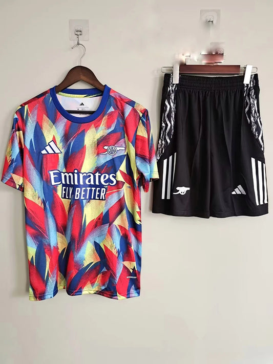 Kit football Arsenal ensemble training 2025/26