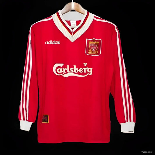 Maillot football Liverpool domicile manches longues 1995/96