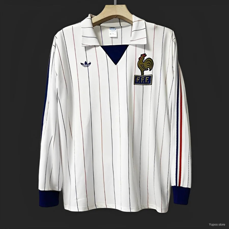 Maillot football France extérieur manches longues 1982