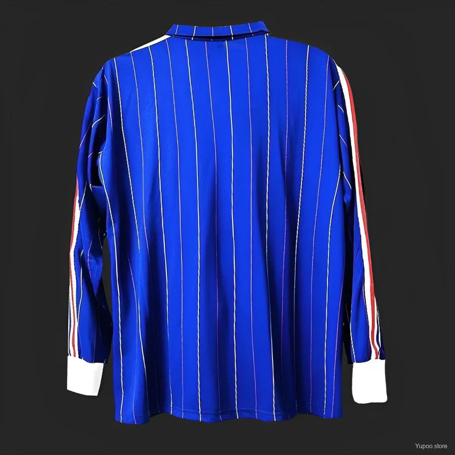 Maillot football France domicile manches longues 1982