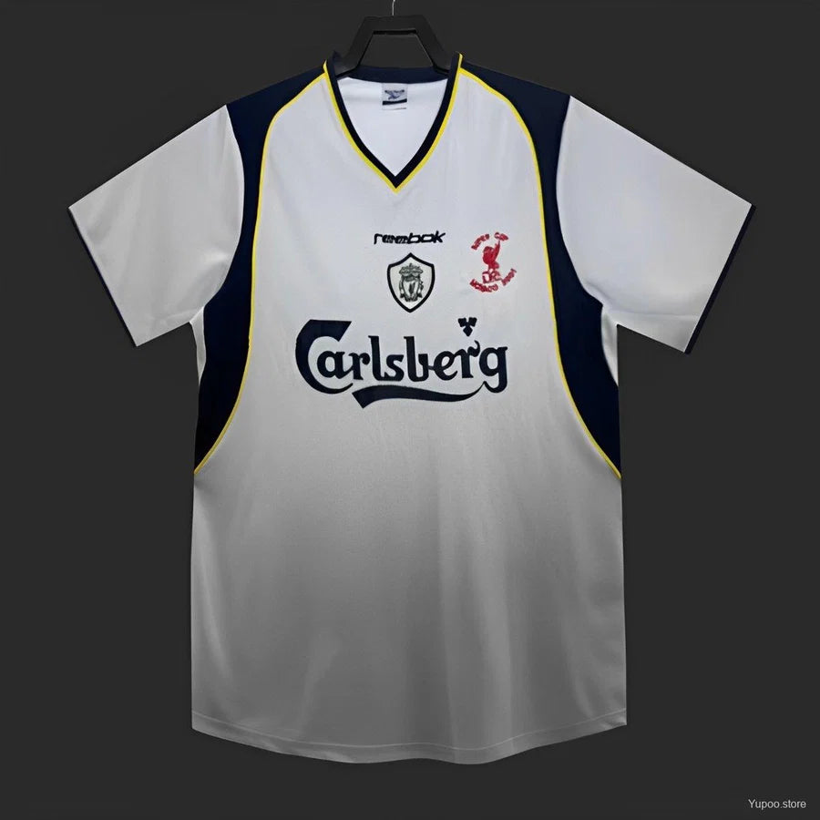 Maillot football Liverpool extérieur 2001/02