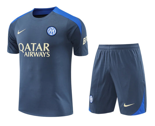 Kit football Inter milan ensemble training 2025/26