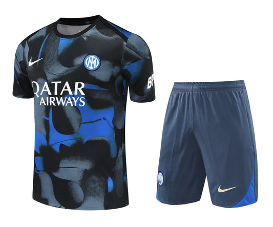 Kit football Inter milan ensemble training 2025/26